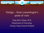 Vertigo – from a neurologist’s point of view