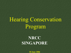 Hearing Conservation Program