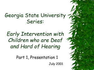 Early Intervention - Georgia State University