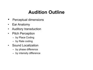 Audition Outline - Villanova University
