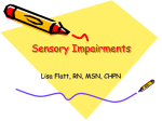 Sensory Impairments - Accelerated Learning Center, Inc.