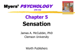 Sensation - Ms. Kelly's AP Psychology Website