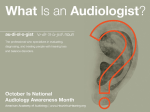 A Career in Audiology