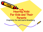 Hearing Aids and You