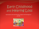What are some signs of hearing impairment in infants and young
