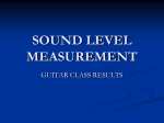Teacher Resource 1 Sound Level Measurement PowerPoint