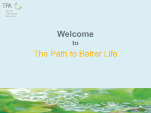 Welcome to The Path to Better Life - Tinnitus Practitioners Association