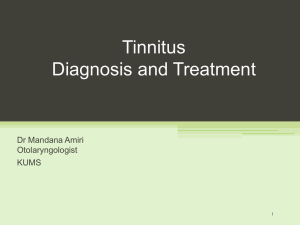 Overview of tinnitus – including the role of hearing aids in tinnitus
