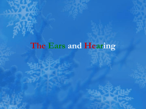 The Ears and Hearing