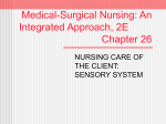 Medical-Surgical Nursing: An Integrated Approach, 2E Chapter 26