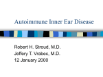 Autoimmune Inner Ear Disease