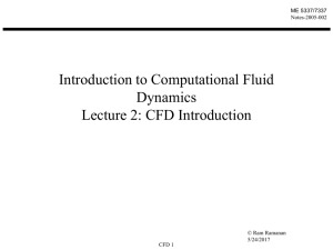 CFD Introduction - Lyle School of Engineering