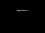 Guide to experiments ppt