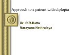 Approach to a patient with diplopia - battu