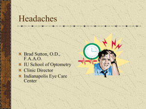 Headaches - Alabama Optometric Association