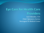 Eye Care for Health Care Providers