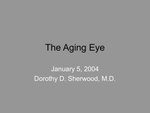 The Aging Eye