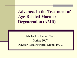 Advances in the Treatment of Age-Related Macular Degeneration