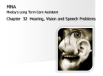 Ch 32, Hearing, Speech and Vision Problems