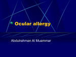 Allergic conjunctivitis1