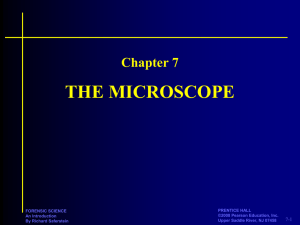 Ch7 Microscopes Notes Powerpoint