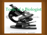 tools of the biologist