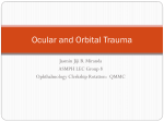 Ocular and Orbital Trauma