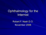 Ophthalmology for the Internist