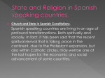 State and Religion in Spanish speaking countries.