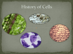 History of Cells
