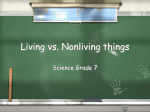 Living vs. Nonliving things