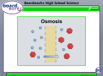 Osmosis - Boardworks
