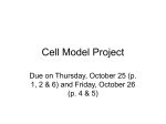 Cell Model Project
