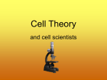 Cell Theory, Prokaryotic or Eukaryotic Cells