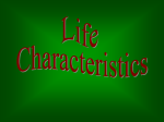 Characteristics (Chapter 1)