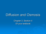 Diffusion and Osmosis