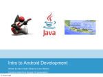 Introduction to Android development