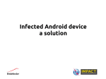 Infected Android device a solution