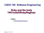 Lec03-RubyRegExpr - Computer Science & Engineering