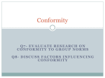 Conformity Q 7 & 8