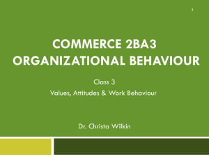 Organizational Behavior