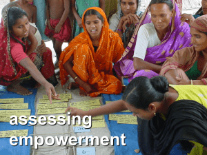 assessing empowerment