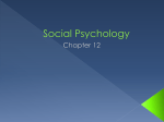 Social Psychology