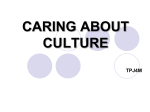 CARING ABOUT CULTURE - GSS HEALTH CARE