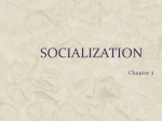 Socialization - Mr. Sich's Website