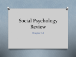 Social Psychology Review