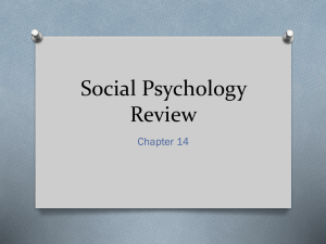 Social Psychology Review