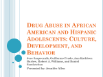 Drug Abuse in African American and Hispanic Adolescents