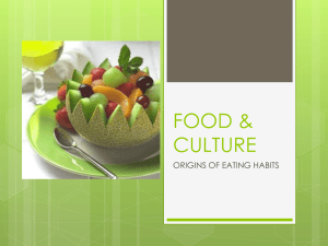 FOOD & CULTURE