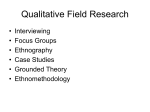 Chapter 10 Qualitative Field Research